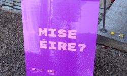 On the way into the Mise Éire conference at NMI Decorative Arts at Collins Barracks, Dublin